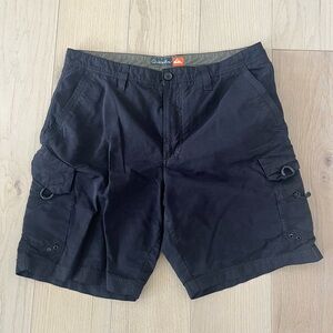 Quiksilver Men's Black Cargo Shorts